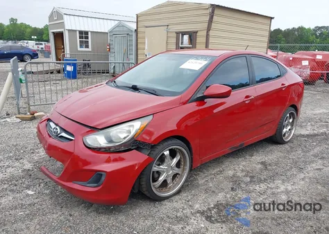 2013 Hyundai Accent Gls из США, поврежденный, VIN KMHCT4AEXDU306364